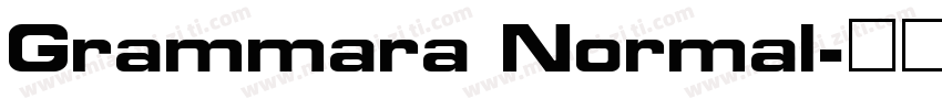 Grammara Normal字体转换